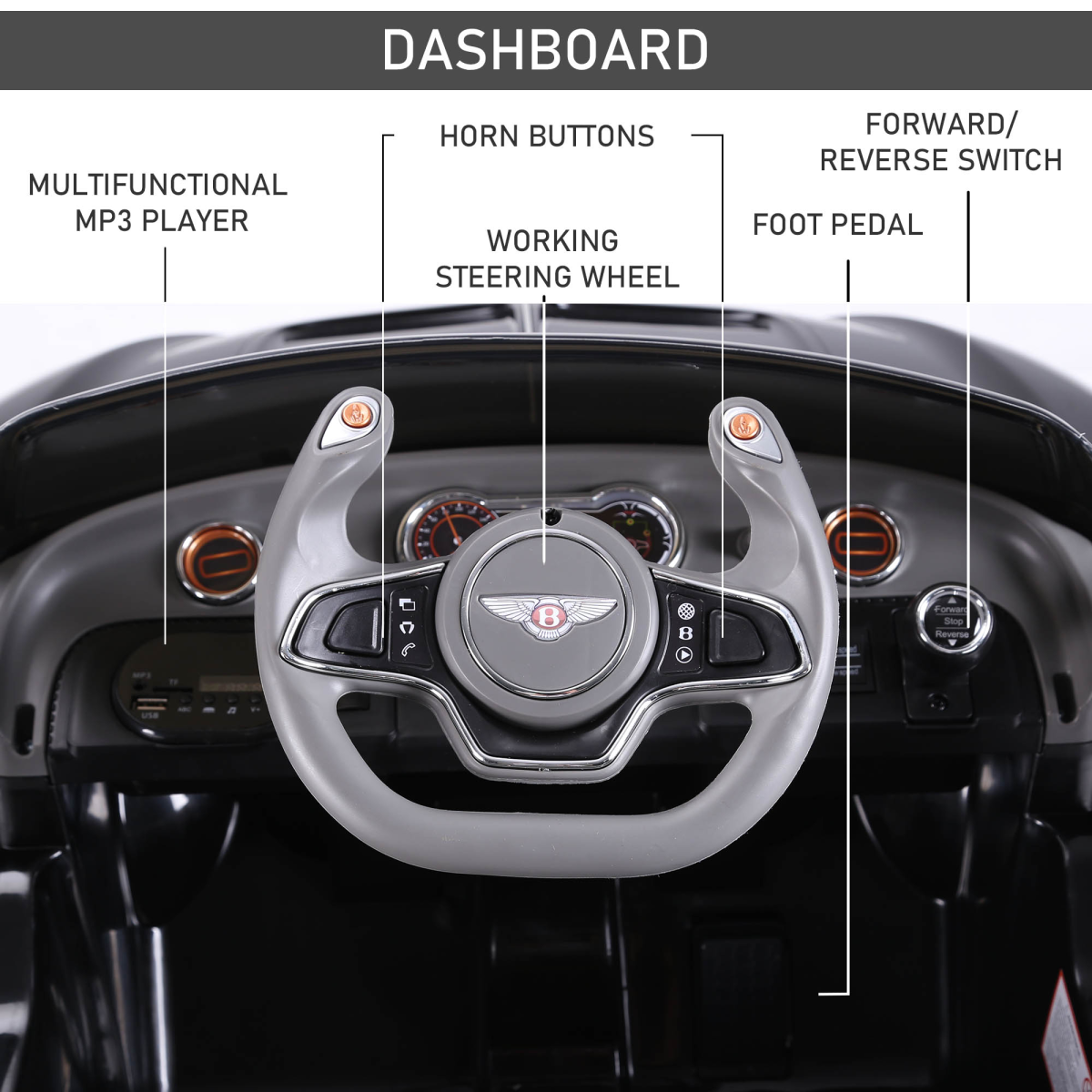 cortex-london-windsor-bentley-style-electric-ride-on-car-black-led-lights-mp3-player-parental-remote-control
