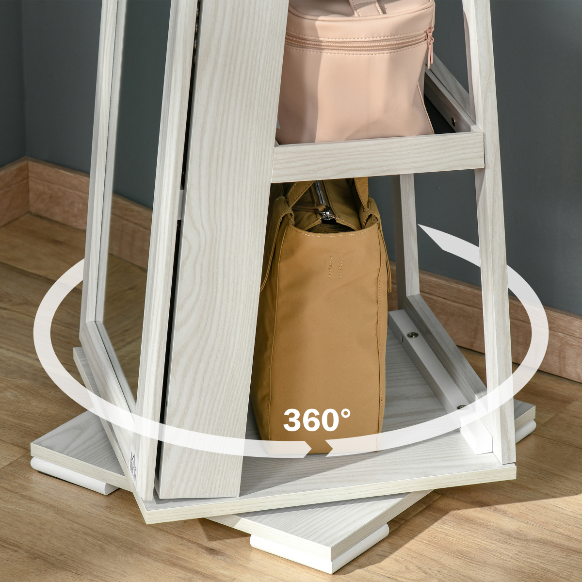 cortex-london-windsor-360-swivel-lockable-full-length-jewellery-mirror-cabinet