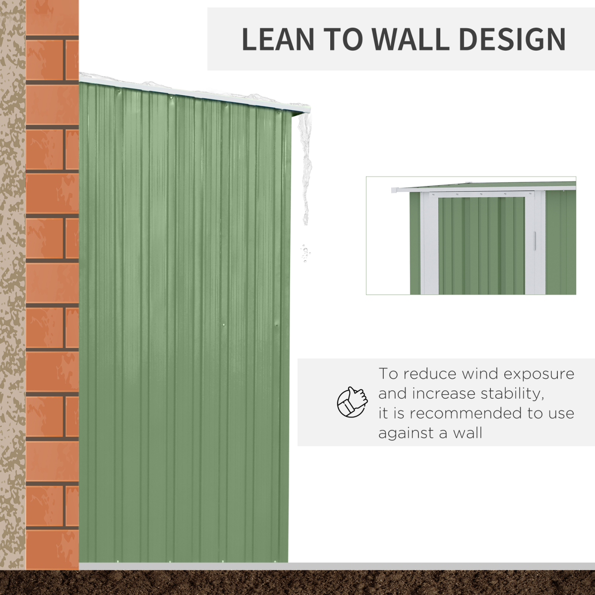 cortex-london-windsor-green-garden-storage-shed-lockable-door-sloped-roof-142x84x189cm