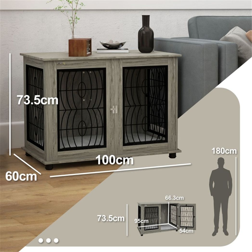 cortex-london-windsor-grey-wood-effect-dog-crate-side-table