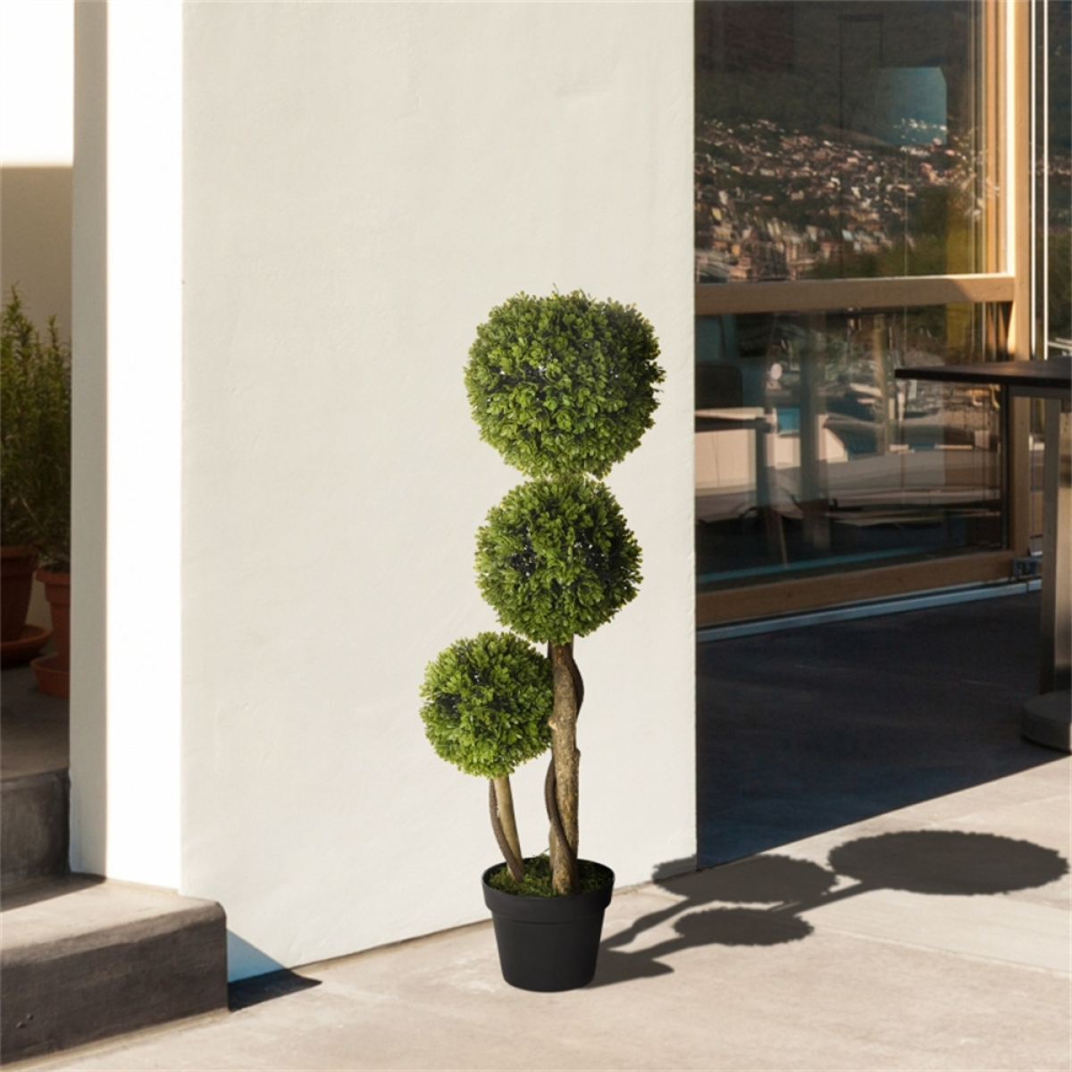 cortex-london-windsor-three-ball-artificial-boxwood-tree-dark-green-jet-black
