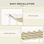 cortex-london-windsor-outsunny-4-x-3m-pergola-replacement-canopy-beige