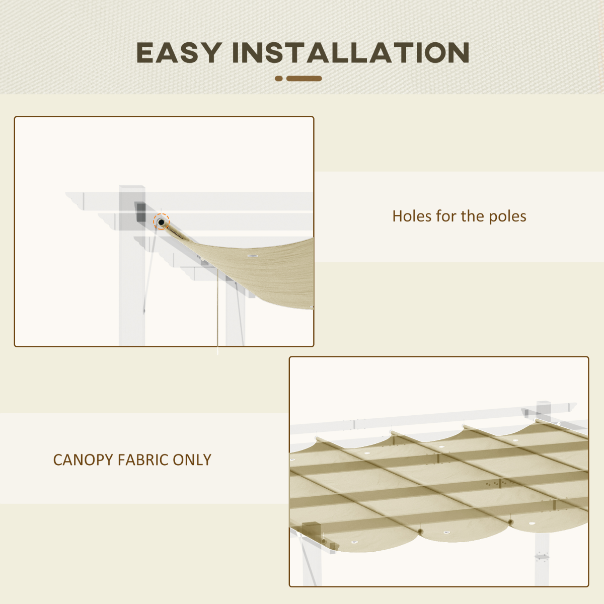 cortex-london-windsor-outsunny-4-x-3m-pergola-replacement-canopy-beige