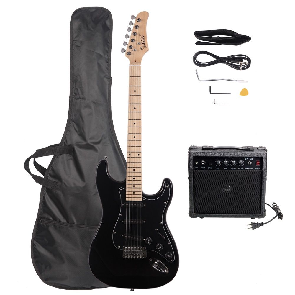 cortex-london-windsor-glarry-black-electric-guitar-kit-black-pickguard-20w-speaker