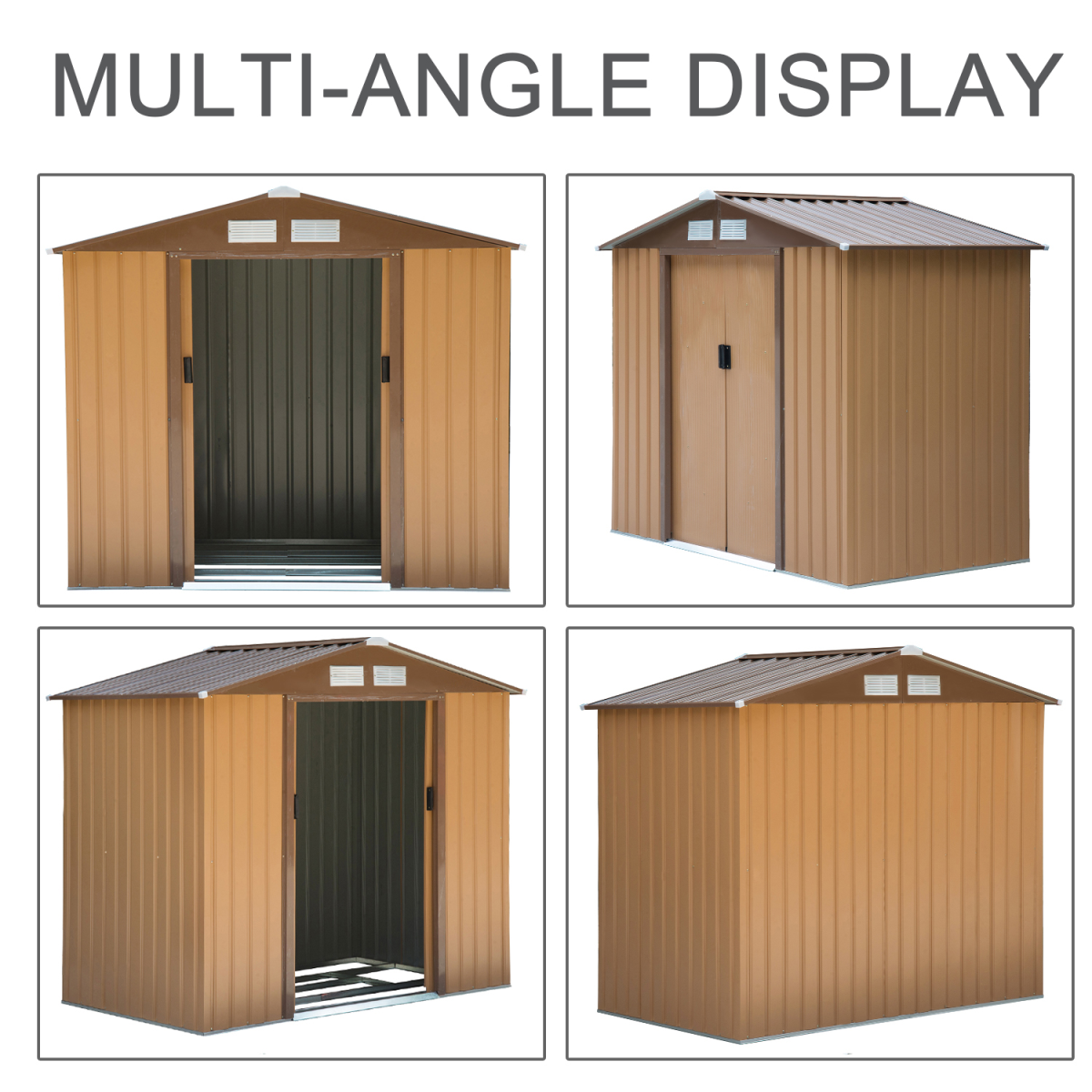 cortex-london-windsor-9x6-ft-khaki-galvanised-steel-storage-shed