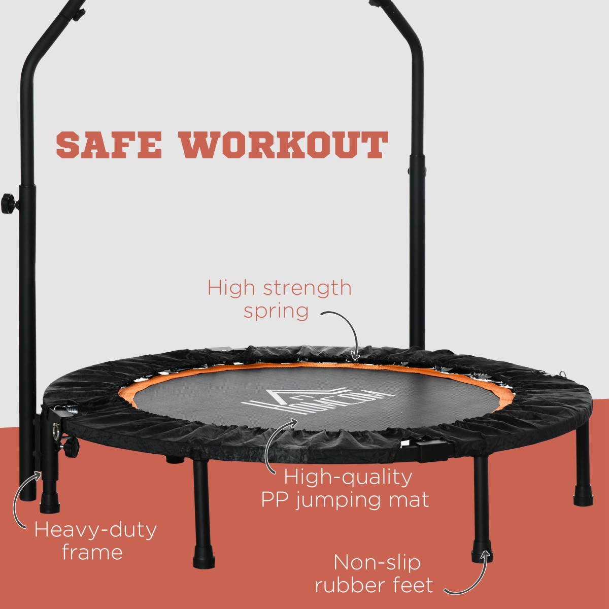 cortex-london-york-40-inch-foldable-mini-fitness-rebounder-adjustable-handle-homcom