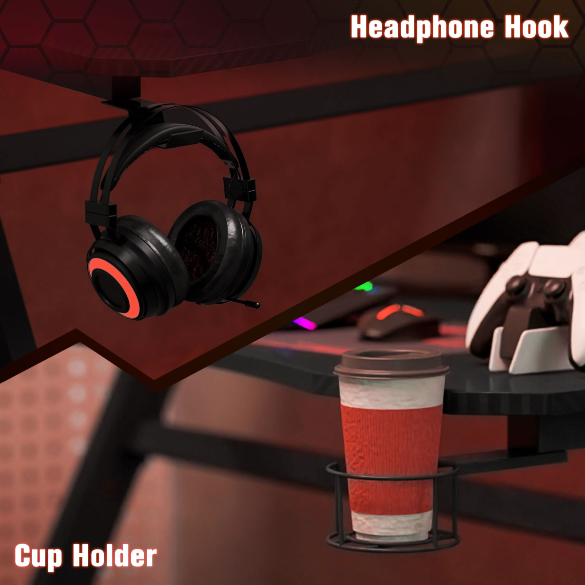 cortex-london-york-black-gaming-desk-steel-frame-cup-holder-headphone-hook