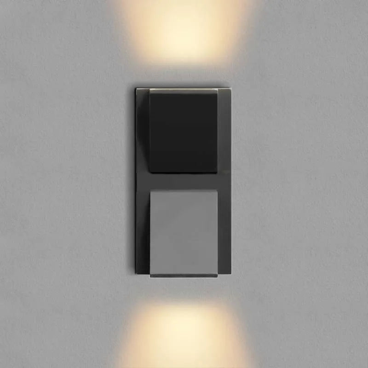cortex-london-windsor-6w-black-outdoor-k-shape-up-down-wall-light-ip54