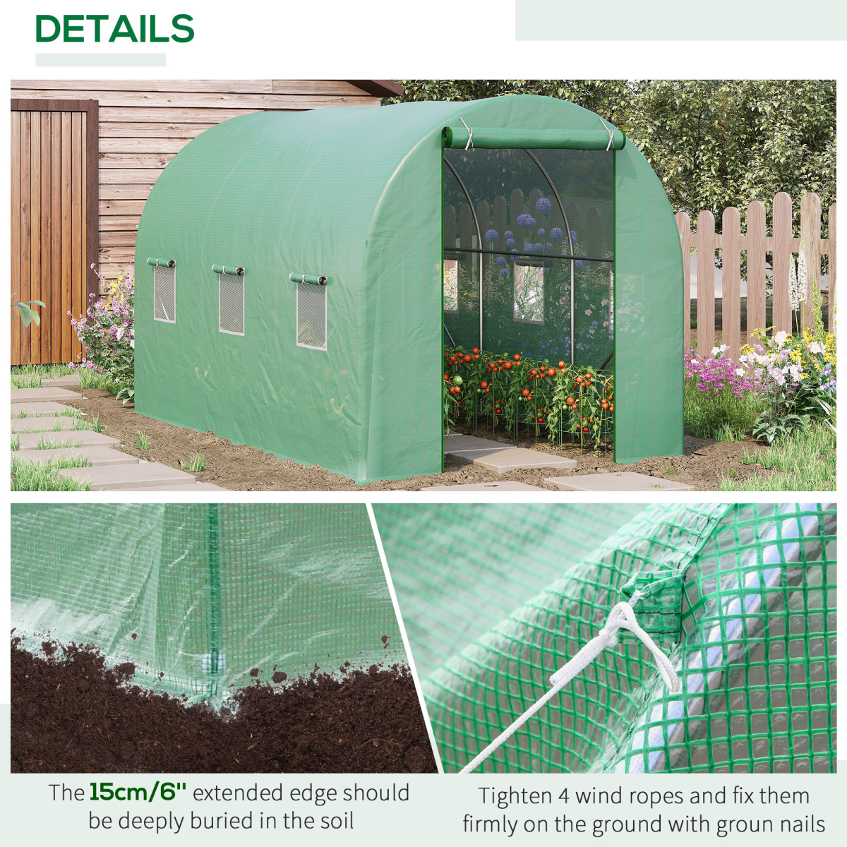 cortex-london-kew-walk-in-tunnel-greenhouse-deep-green-pe-mesh-cloth-steel-tube-frame