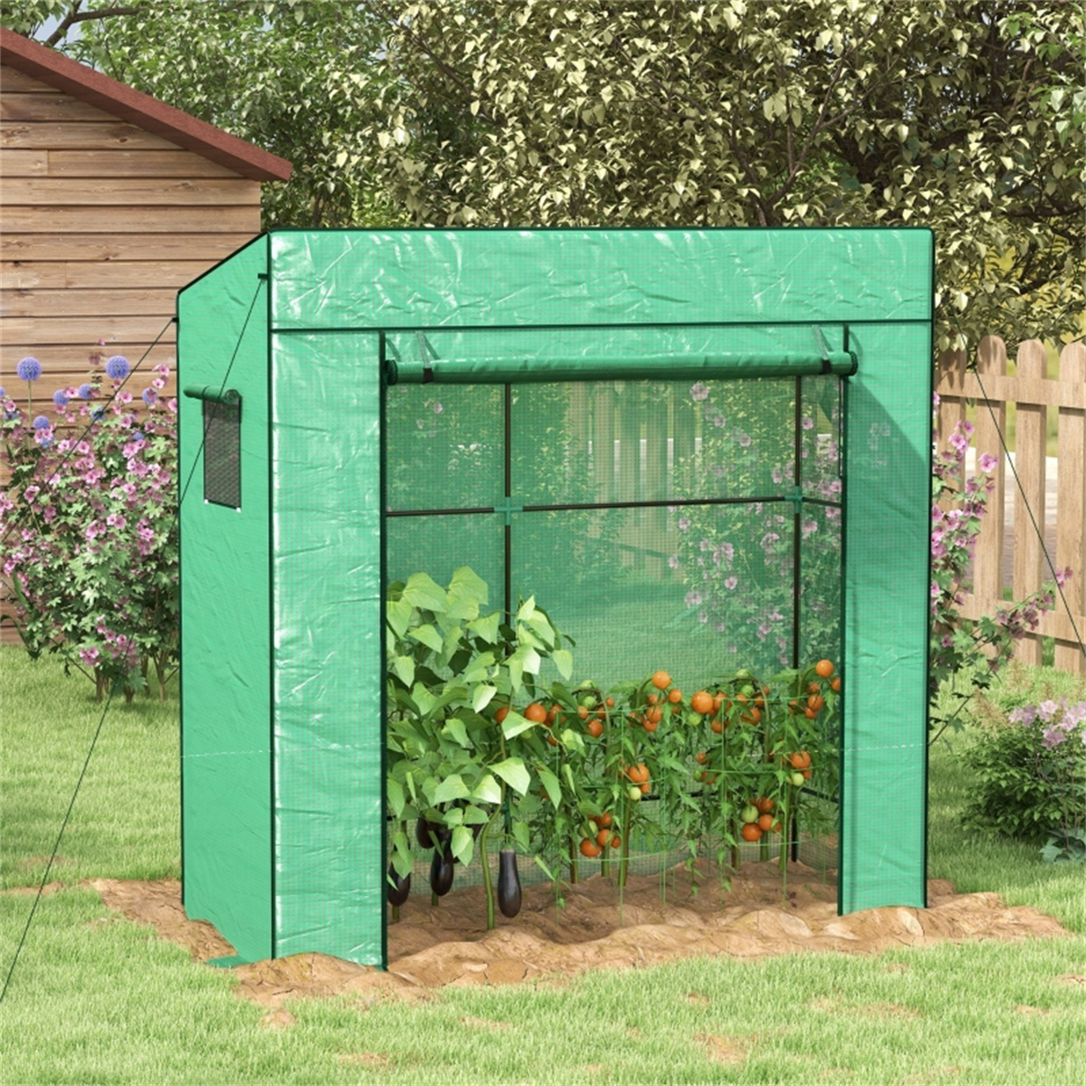 cortex-london-kew-mini-walk-in-greenhouse-green-polyethylene-steel