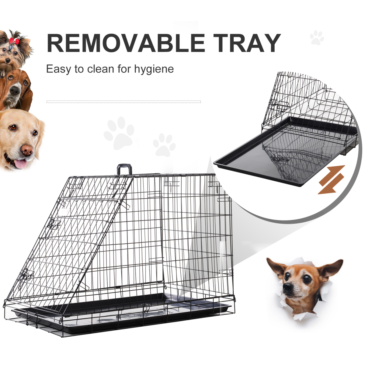cortex-london-windsor-pawhut-collapsible-trapeze-dog-travel-cage-black