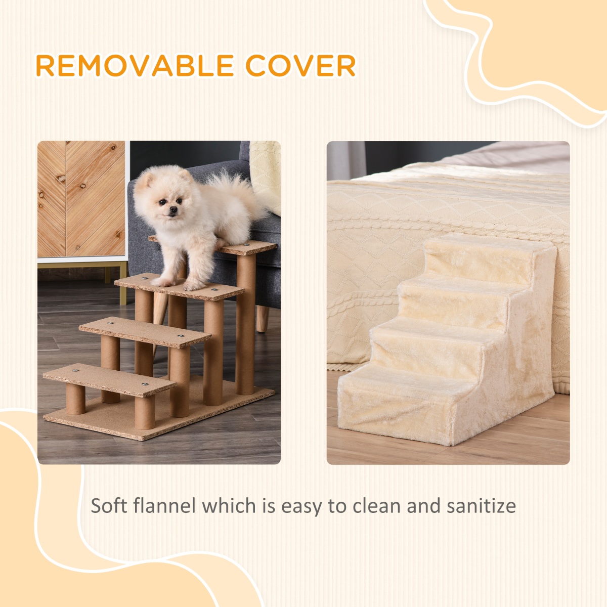 cortex-london-windsor-four-level-pet-stairs-beige-soft-flannel-removable-cover