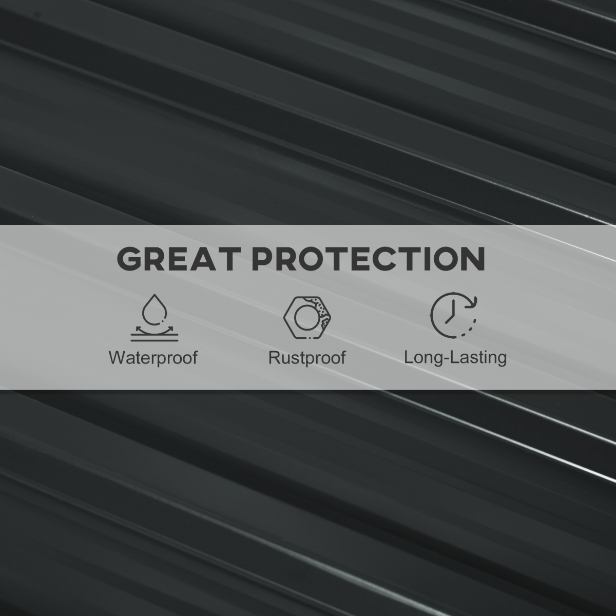 cortex-london-windsor-galvanised-steel-roofing-sheets-pack-of-12-dark-grey