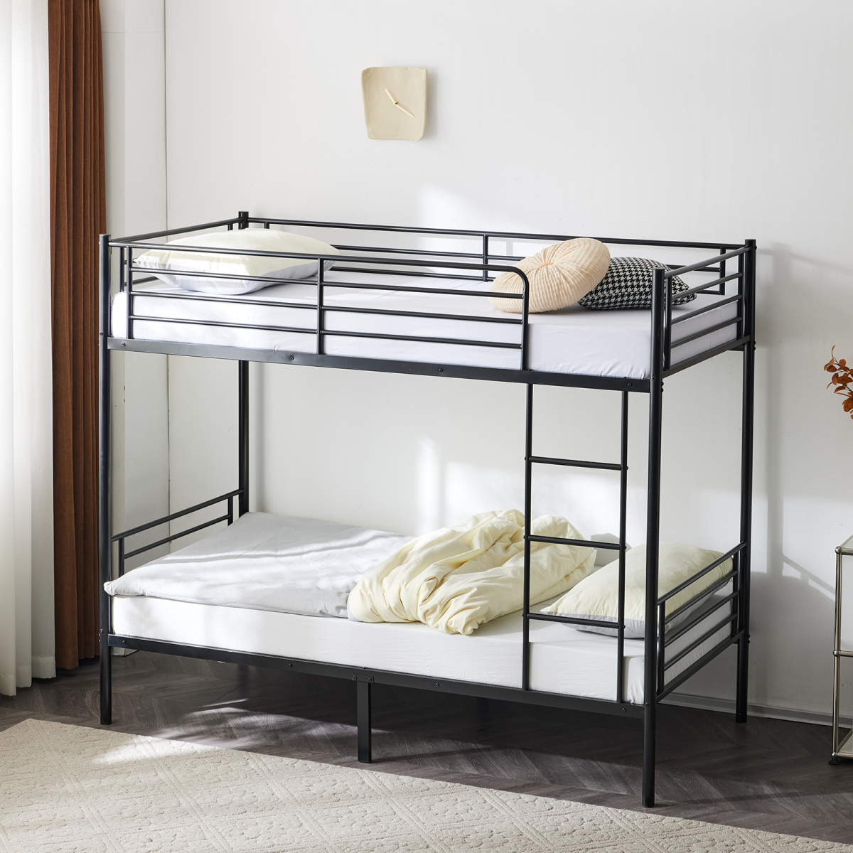 cortex-london-warwick-twin-over-twin-metal-bunk-bed-black
