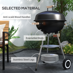 Outsunny BBQ Grill,  85H cm