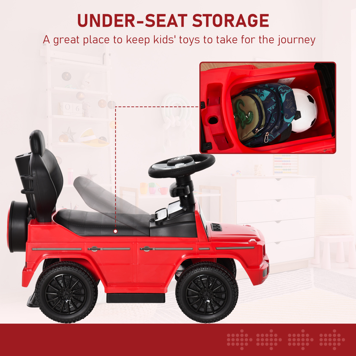 cortex-london-windsor-mercedes-benz-g350-ride-on-slider-stroller-red