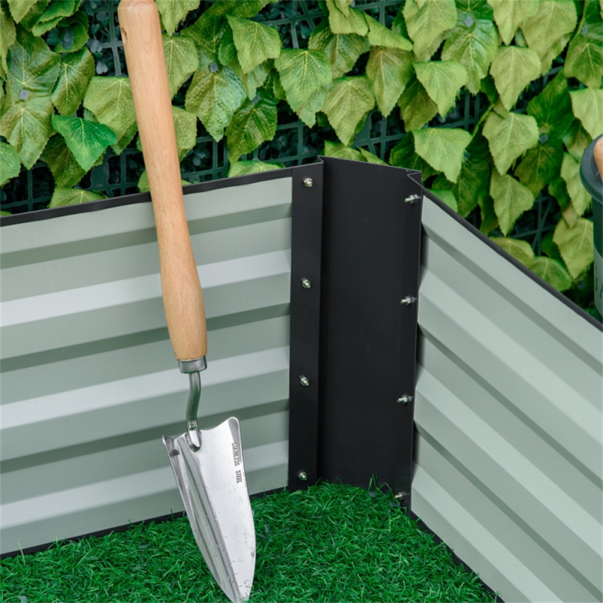 cortex-london-kensington-grey-galvanised-steel-garden-bed