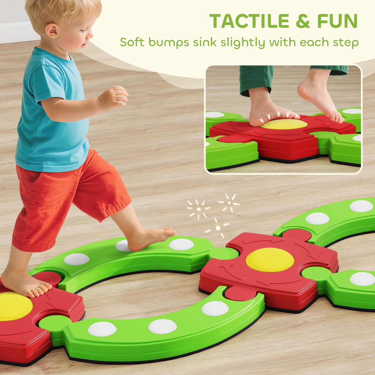cortex-london-windsor-kids-balance-beam-stepping-stones-green-red