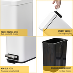 cortex-london-york-white-steel-pedal-bin-5l