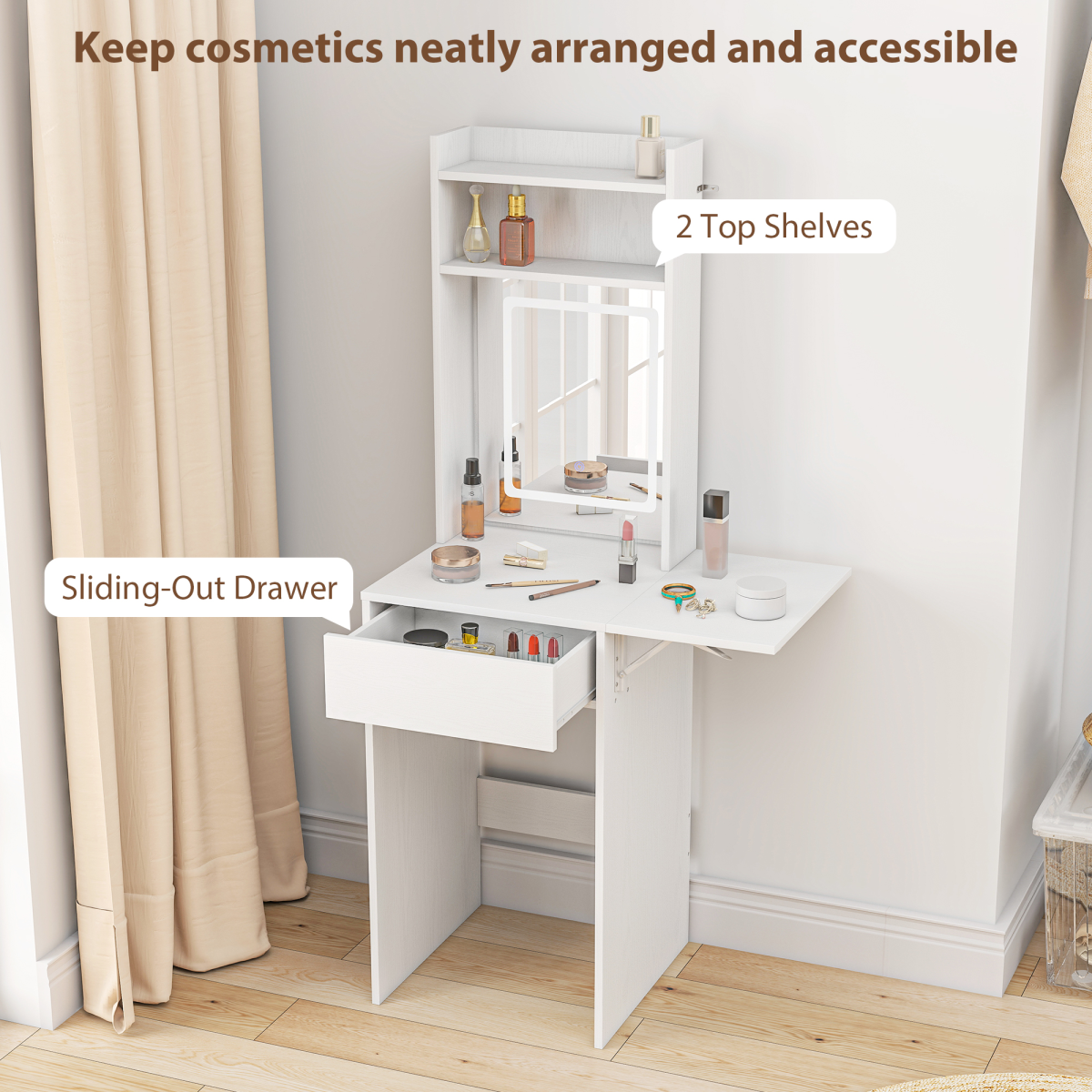 cortex-london-windsor-white-led-dressing-table-mirror-shelves-drawer