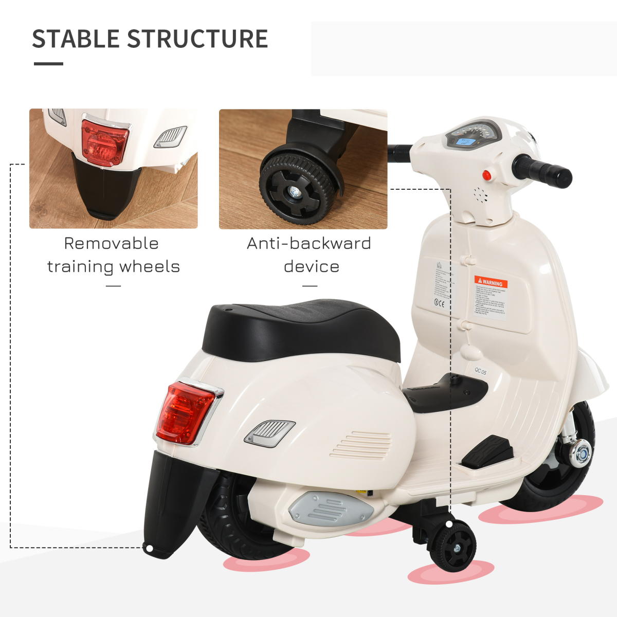 cortex-london-brighton-vespa-licensed-kids-ride-on-motorcycle-6v