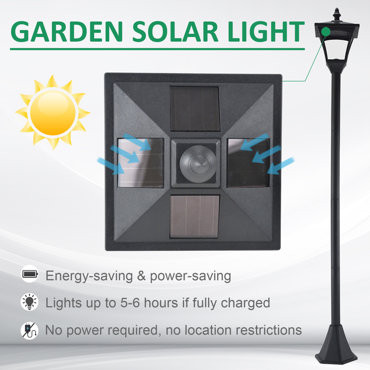 cortex-london-windsor-solar-led-garden-post-lamp-black