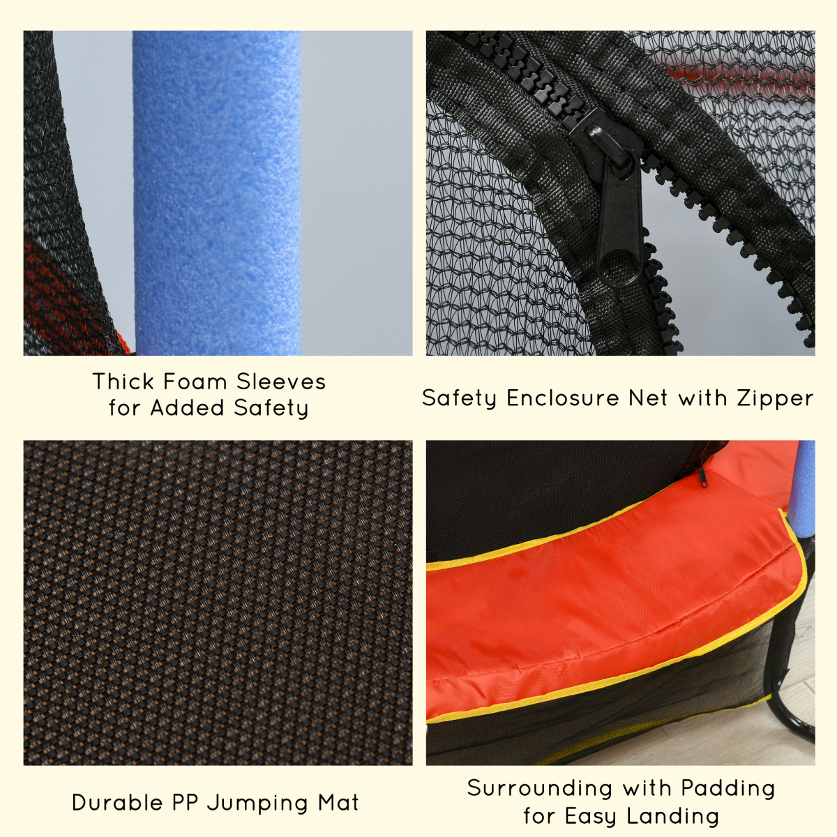 cortex-london-windsor-kids-safety-trampoline-blue-red-black-enclosure-net