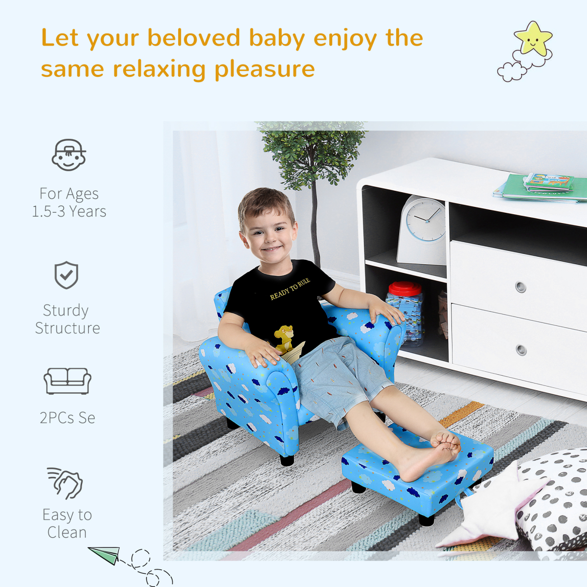 cortex-london-oxford-cloud-star-child-armchair-wood-frame-footrest-blue