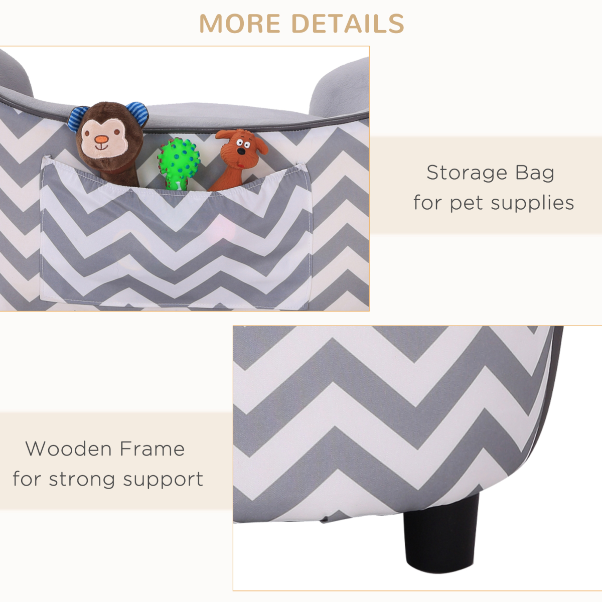cortex-london-windsor-xs-dog-sofa-grey-removable-cushion