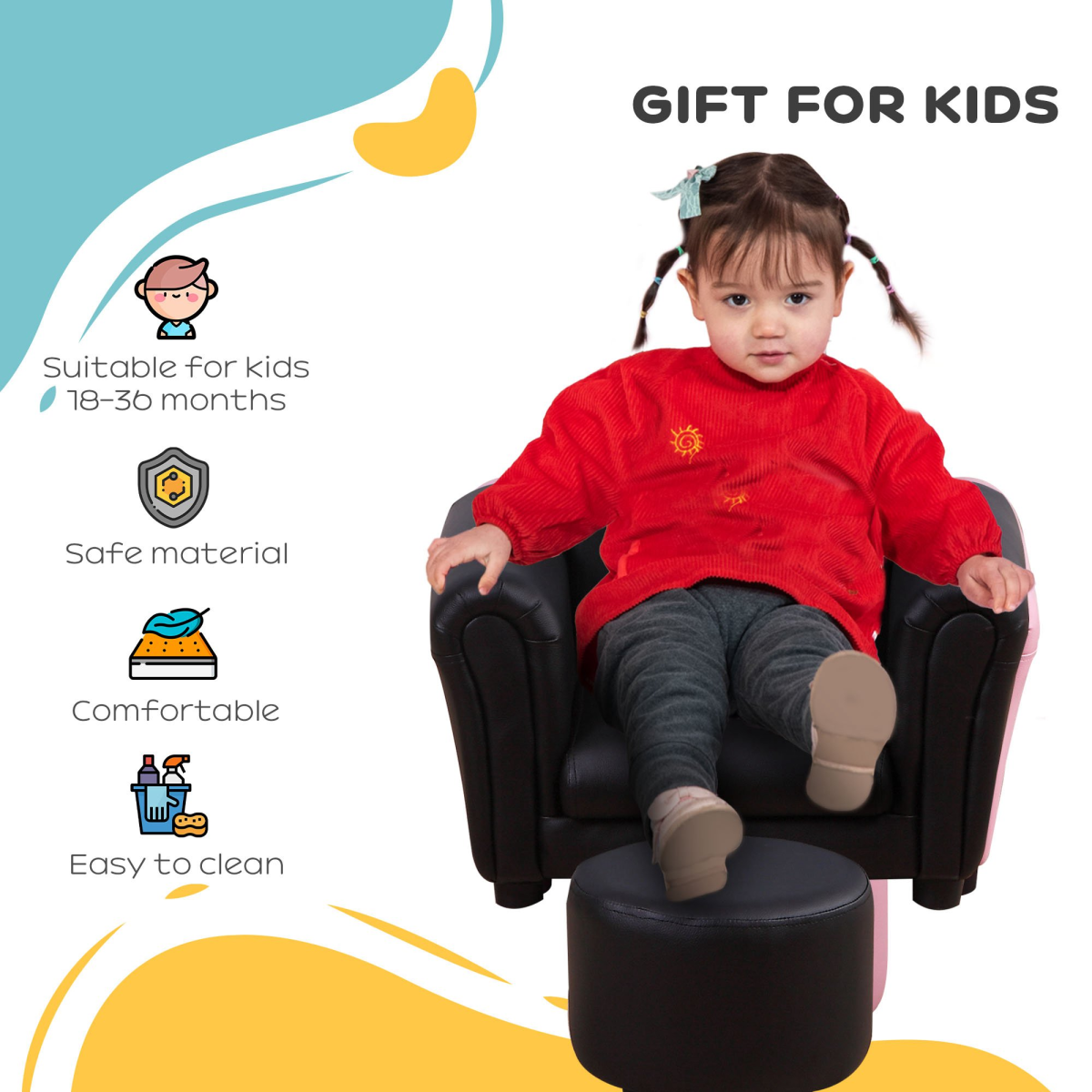 cortex-london-windsor-kids-black-sofa-chair-and-footstool-set