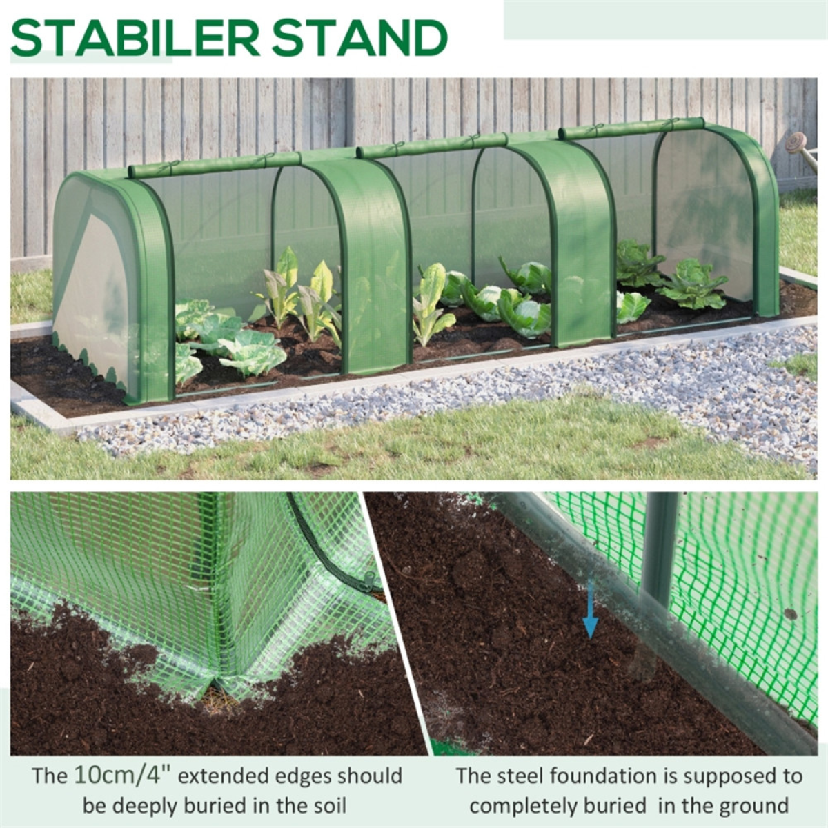 cortex-london-windsor-mini-greenhouse-green-pe-cover-steel-frame