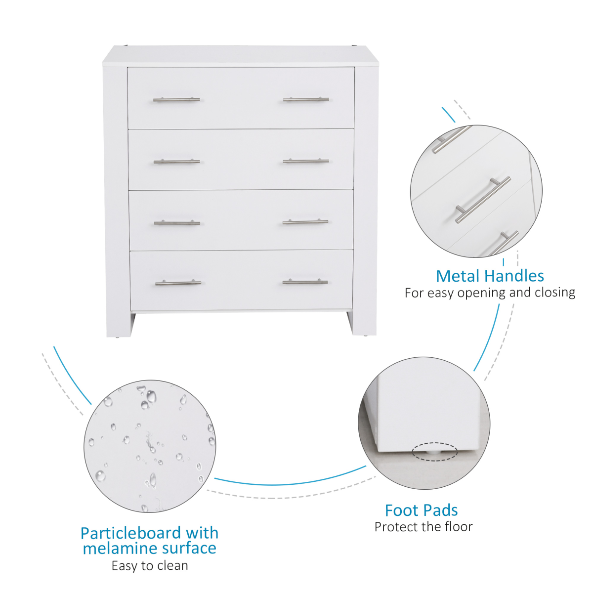 cortex-london-windsor-white-four-drawer-storage-cabinet