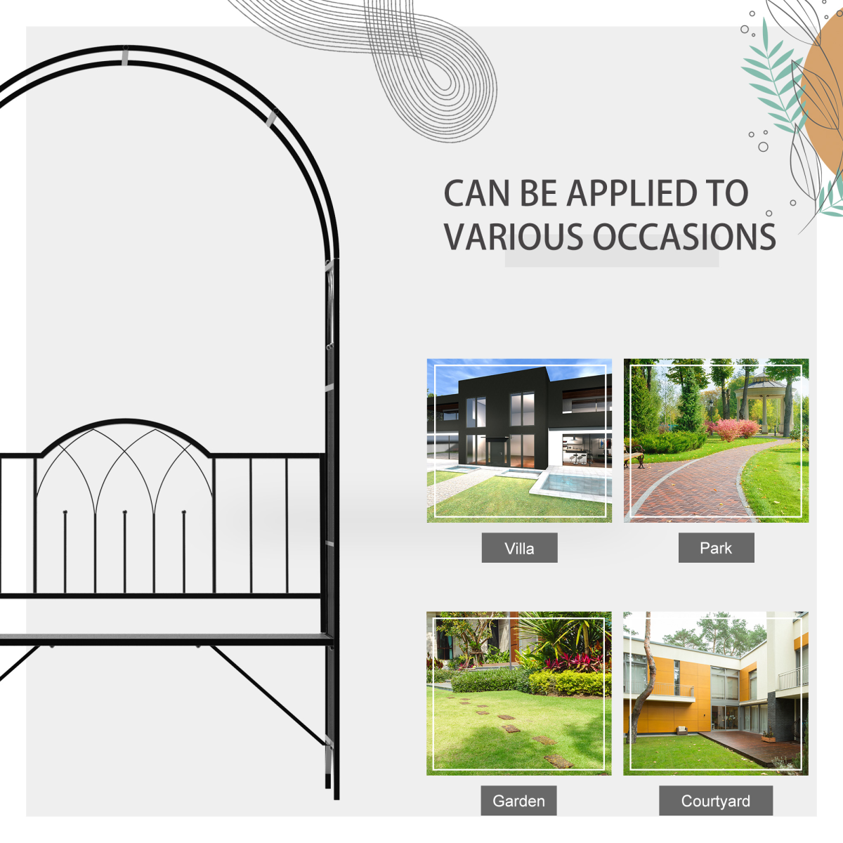 cortex-london-windsor-garden-arch-bench-trellis-antique-black