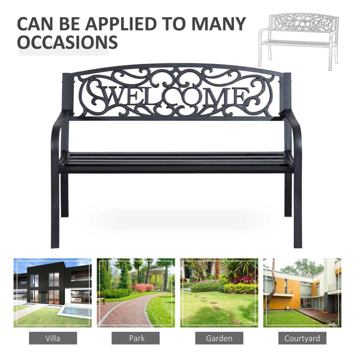 cortex-london-windsor-steel-garden-glider-bench-black-126lx60wx85h-cm