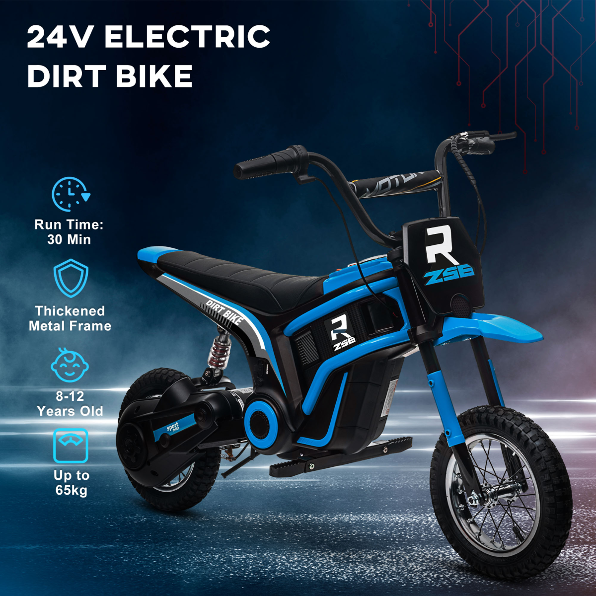 cortex-london-windsor-blue-24v-kids-electric-motorbike