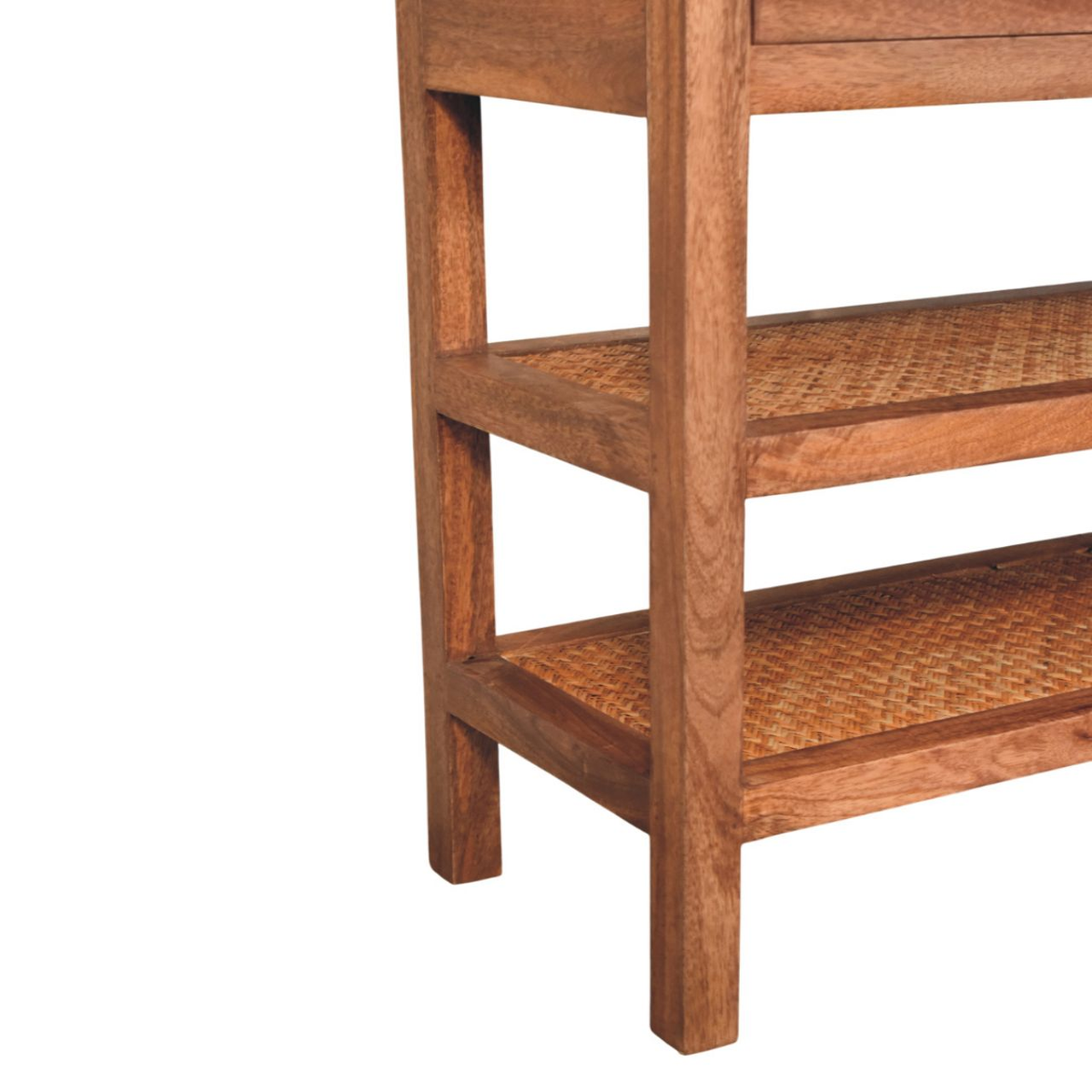 cortex-london-kensington-saffron-rattan-console-two-drawers-two-shelves-solid-mango-wood-honey-caramel