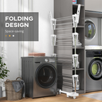 cortex-london-windsor-four-layer-folding-clothes-rail-with-wheels-white-silver