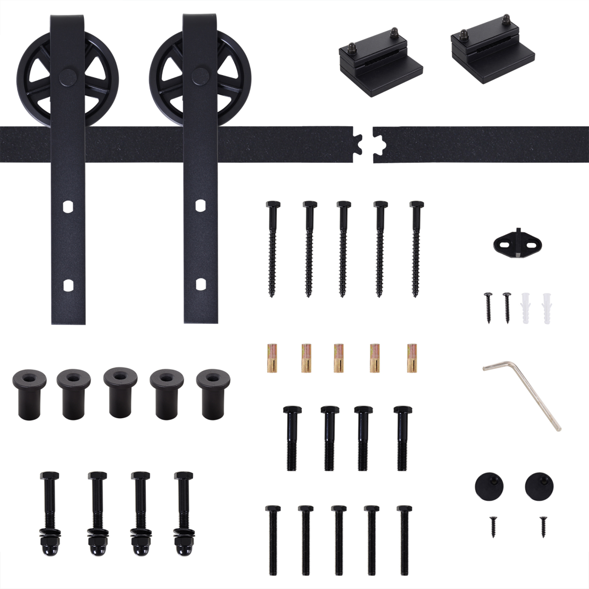 Sliding Barn Door Hardware Kit,6.6 Ft