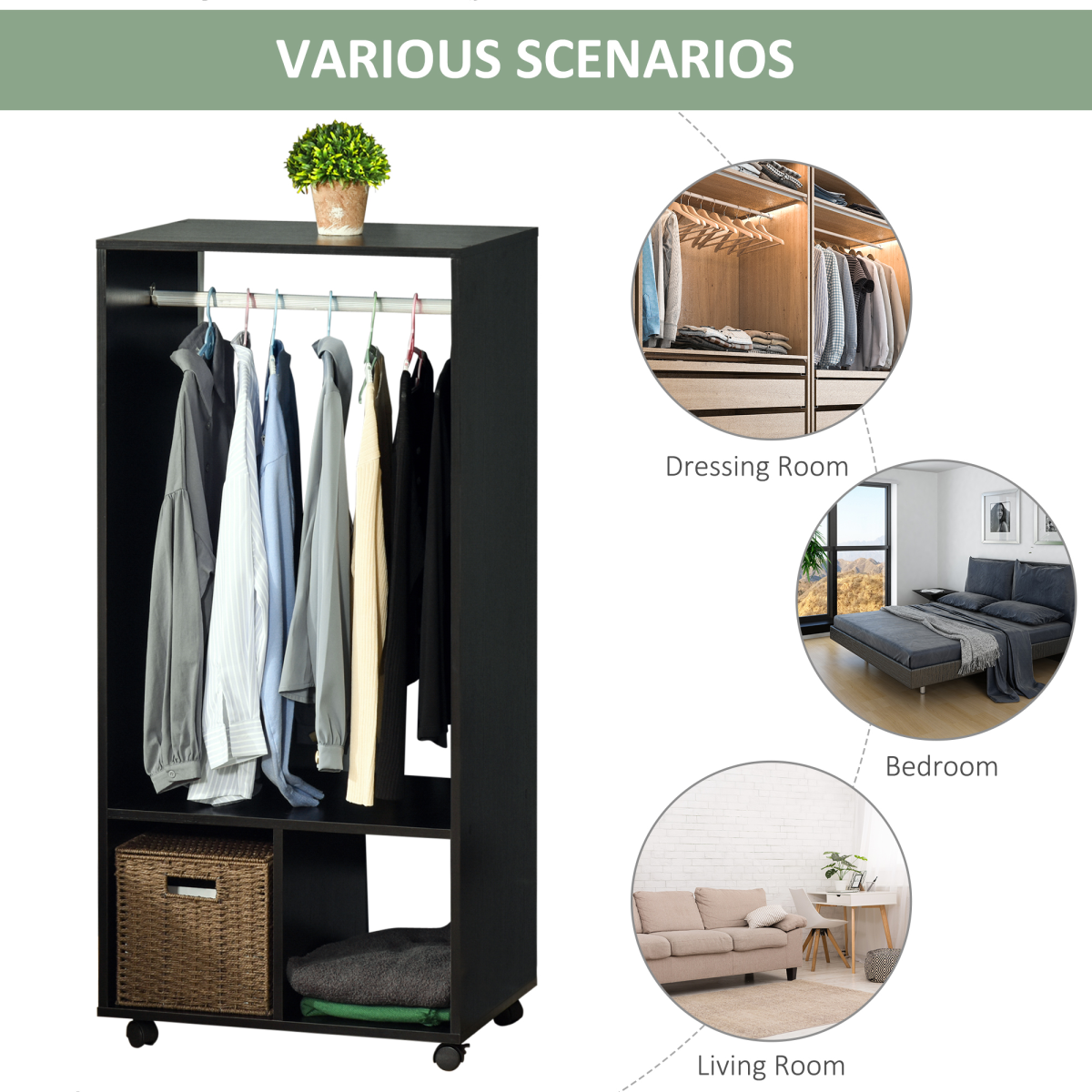 cortex-london-kensington-black-open-wardrobe-clothes-rail-shelves
