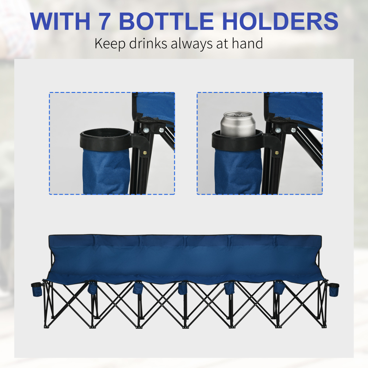 cortex-london-windsor-six-seat-folding-camping-bench-blue-steel-oxford-fabric