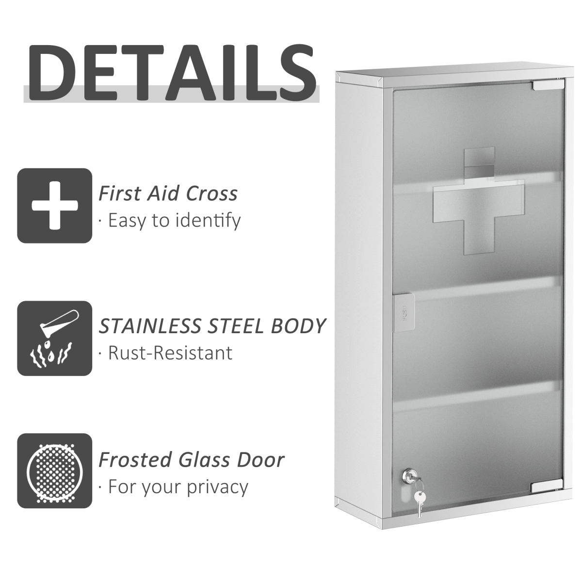 cortex-london-york-stainless-steel-locking-medicine-cabinet