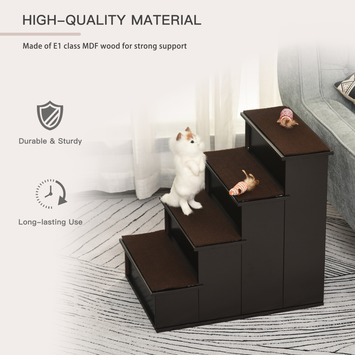 cortex-london-windsor-4-step-wooden-pet-stairs-with-short-plush-cushions