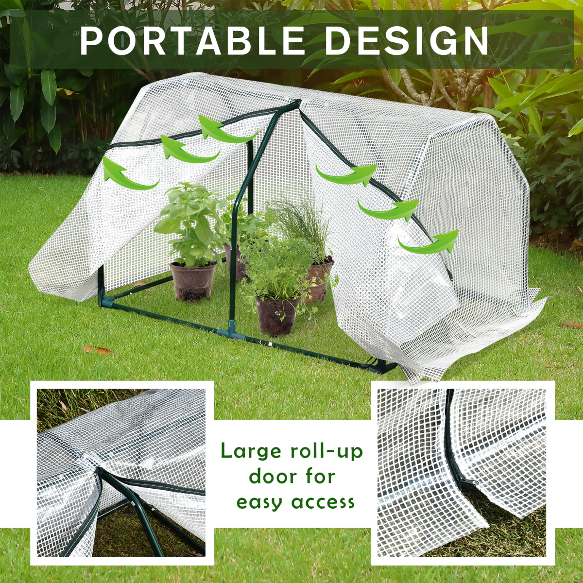 cortex-london-york-mini-steel-frame-greenhouse-white-99x71x60cm-pvc-cover