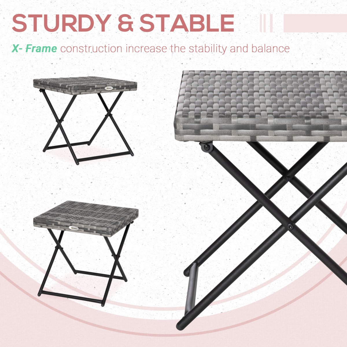 cortex-london-windsor-folding-rattan-bistro-coffee-table-pe-rattan-top-powder-coated-steel-frame