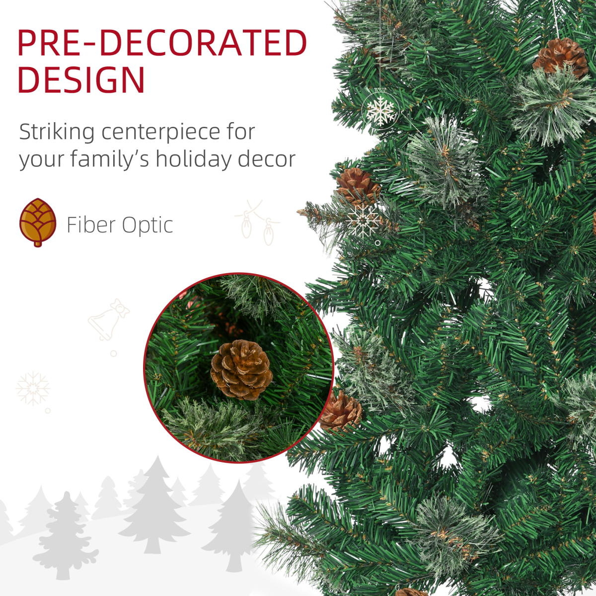 cortex-london-windsor-six-point-five-foot-artificial-slim-christmas-tree-pine-cones