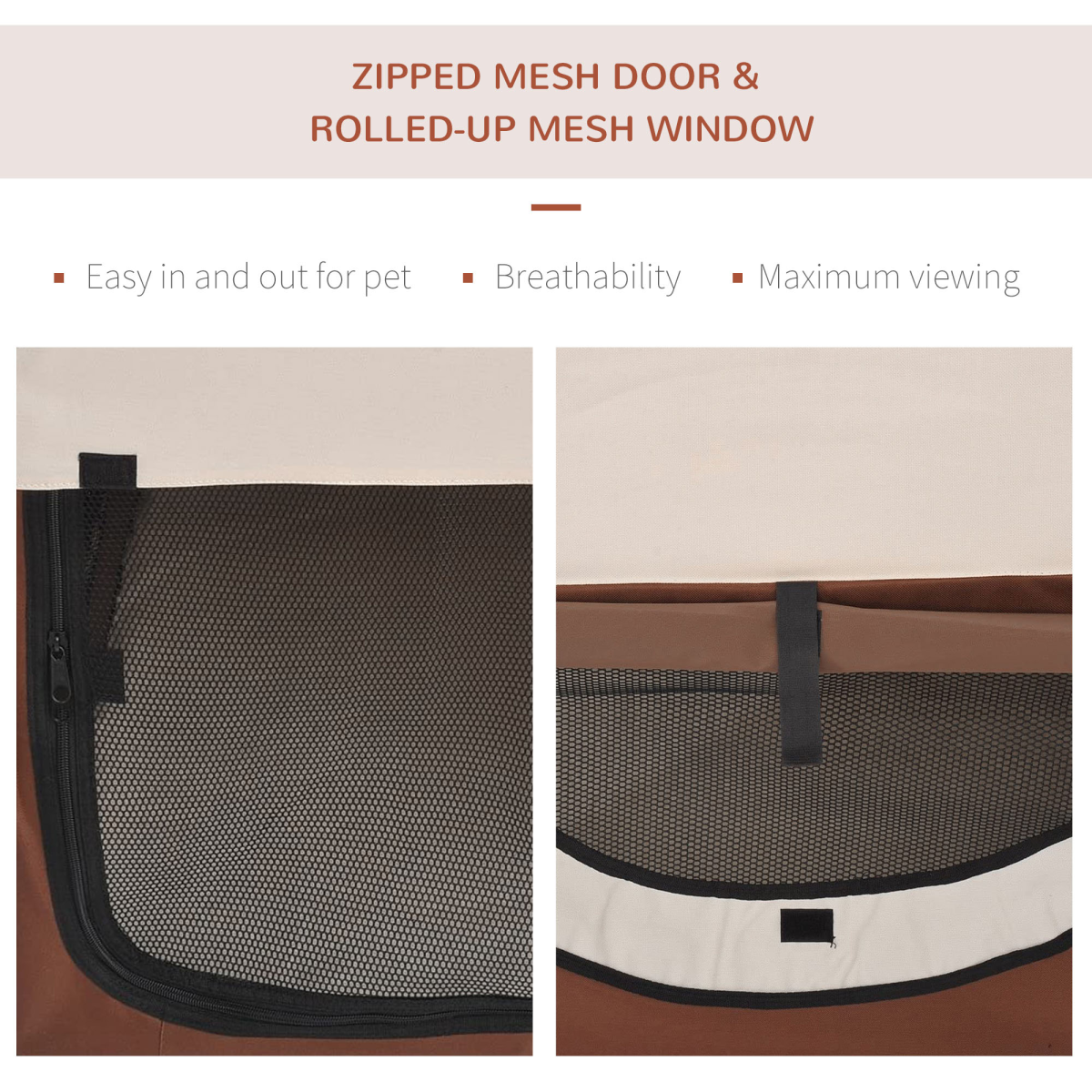 cortex-london-windsor-folding-soft-pet-travel-crate-brown