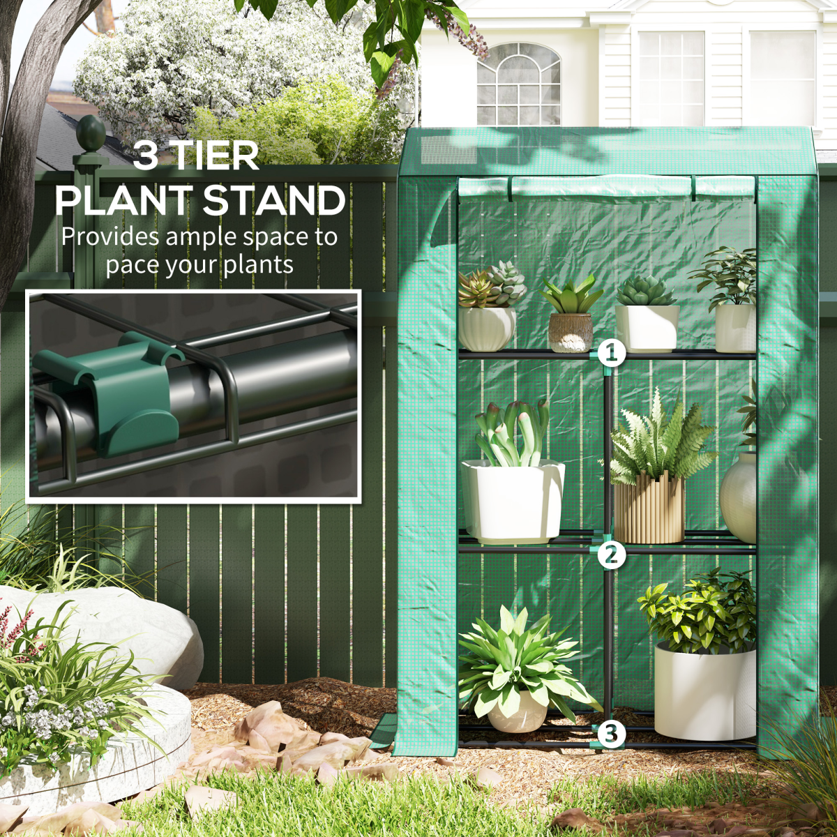 cortex-london-york-mini-walk-in-greenhouse-green-three-tier-steel-polyethylene