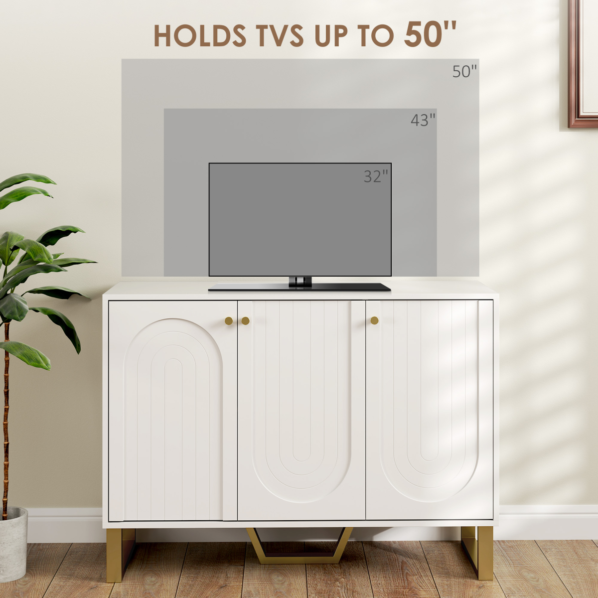 cortex-london-windsor-arch-white-sideboard-adjustable-shelves-doors