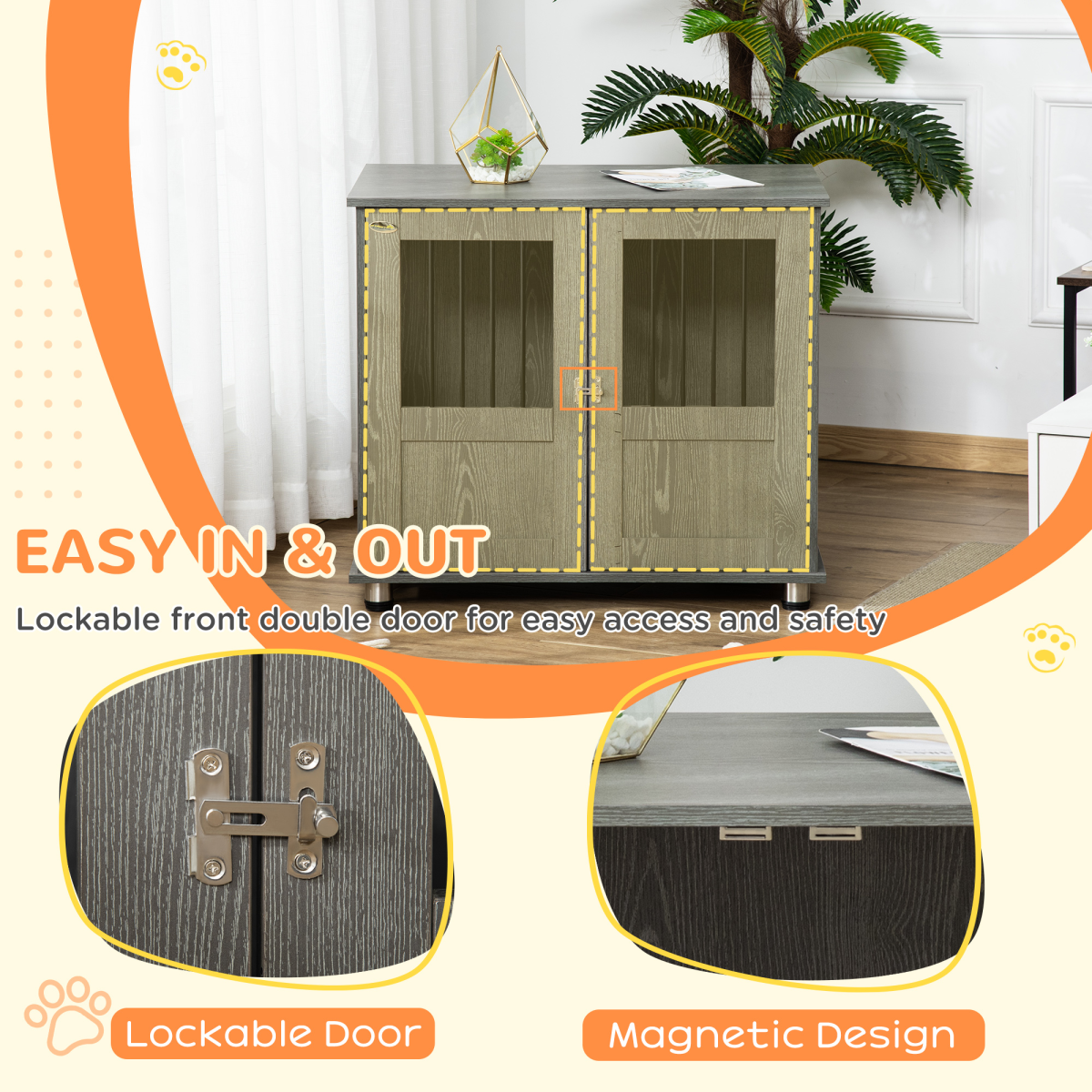 cortex-london-windsor-wooden-wire-medium-dog-cage-magnetic-door