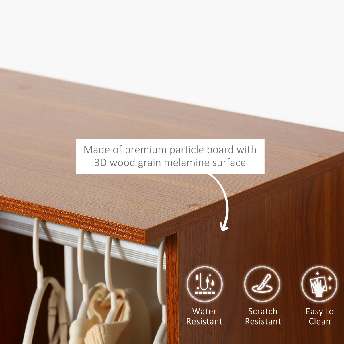 cortex-london-york-walnut-open-wardrobe-hanging-rail-cubbies-wheels
